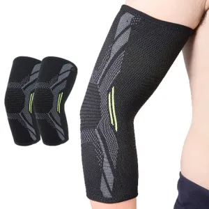 1pair Three-Dimensional Compression Belt Tightens Comfortable Breathable Warm Elbow Pads(XL)