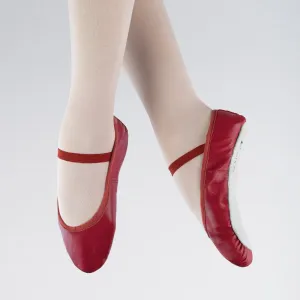 1st Position Red Leather Ballet Shoes