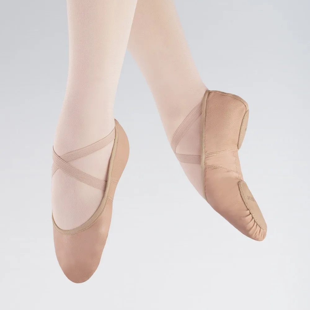 1st Position Stretch Leather Split Sole Ballet Shoes