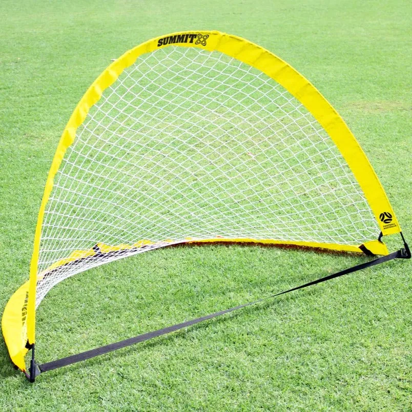 2 x Official Football Australia Pop-Up Soccer Goals