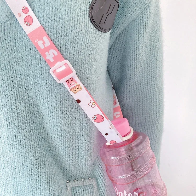 5 PCS Mineral Water Bottle Shoulder Strap Beverage Bottle Lanyard(E30)