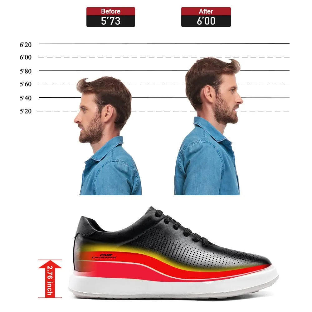 7 CM / 2.76 Inches   CMR CHAMARIPA Height Enhancing Shoes - Step Up Your Height and Style