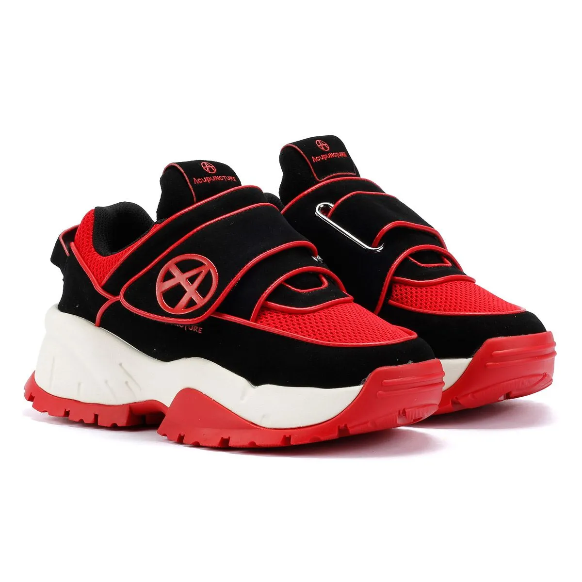 Acupuncture BG Beefer Suede Red Trainers