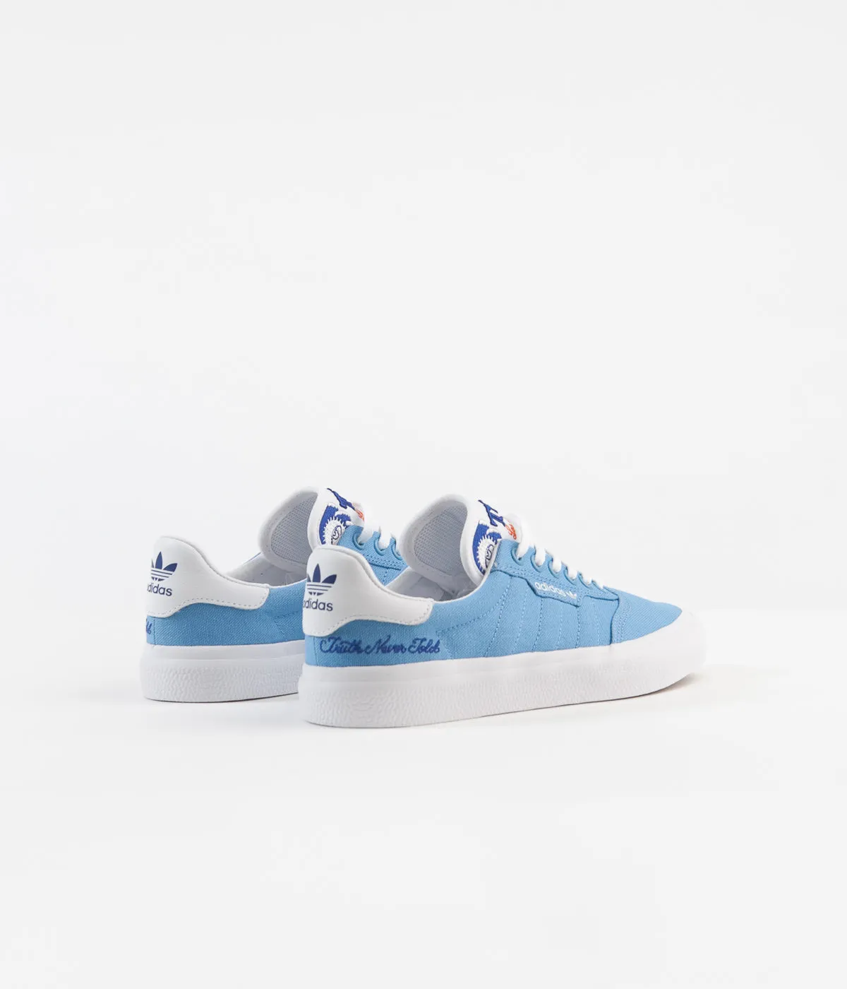 Adidas 3MC x Truth Never Told Shoes - Light Blue / White / Royal