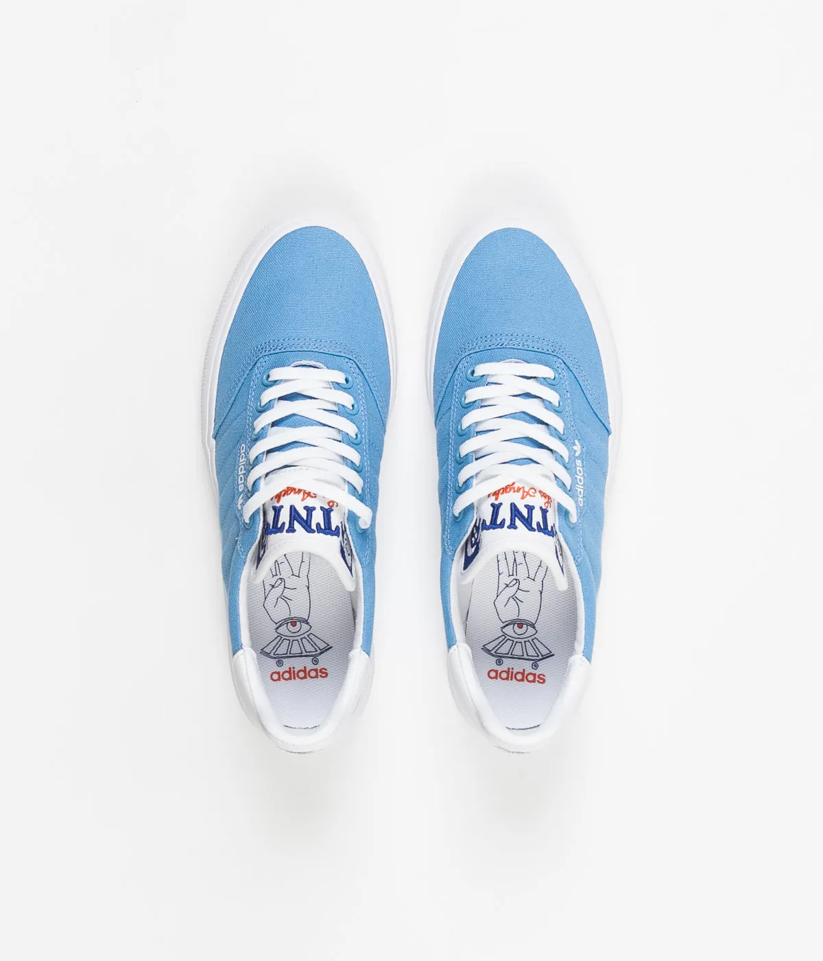 Adidas 3MC x Truth Never Told Shoes - Light Blue / White / Royal