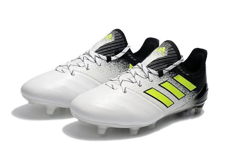 Adidas ACE FG Soccer Cleats Shoes White Black Green