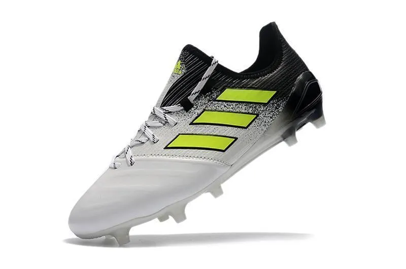 Adidas ACE FG Soccer Cleats Shoes White Black Green