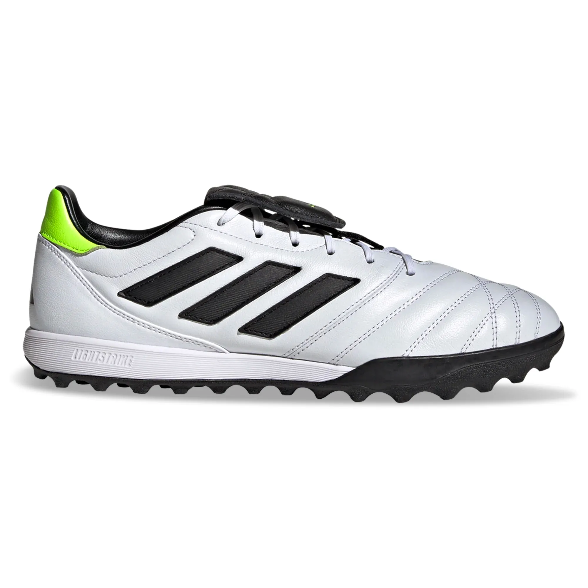 adidas Copa Gloro Turf Soccer Shoes (White/Core Black/Lucid Lemon)