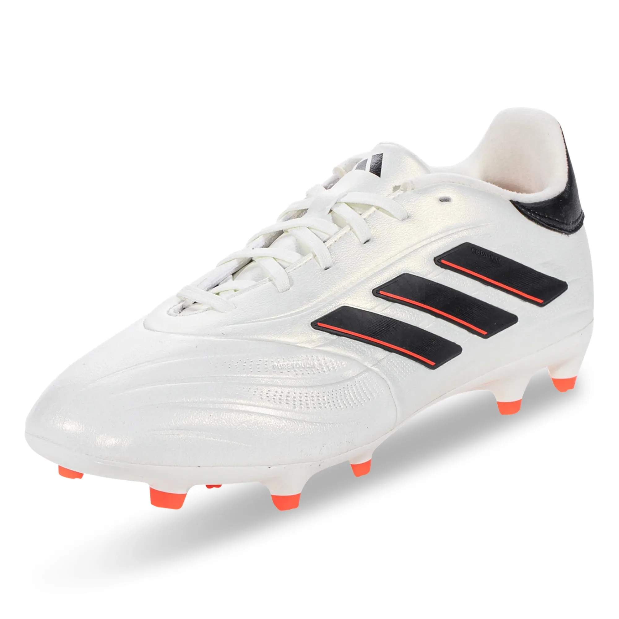 adidas Copa Pure 2 League Firm Ground Soccer Cleats (Ivory/Core Black)