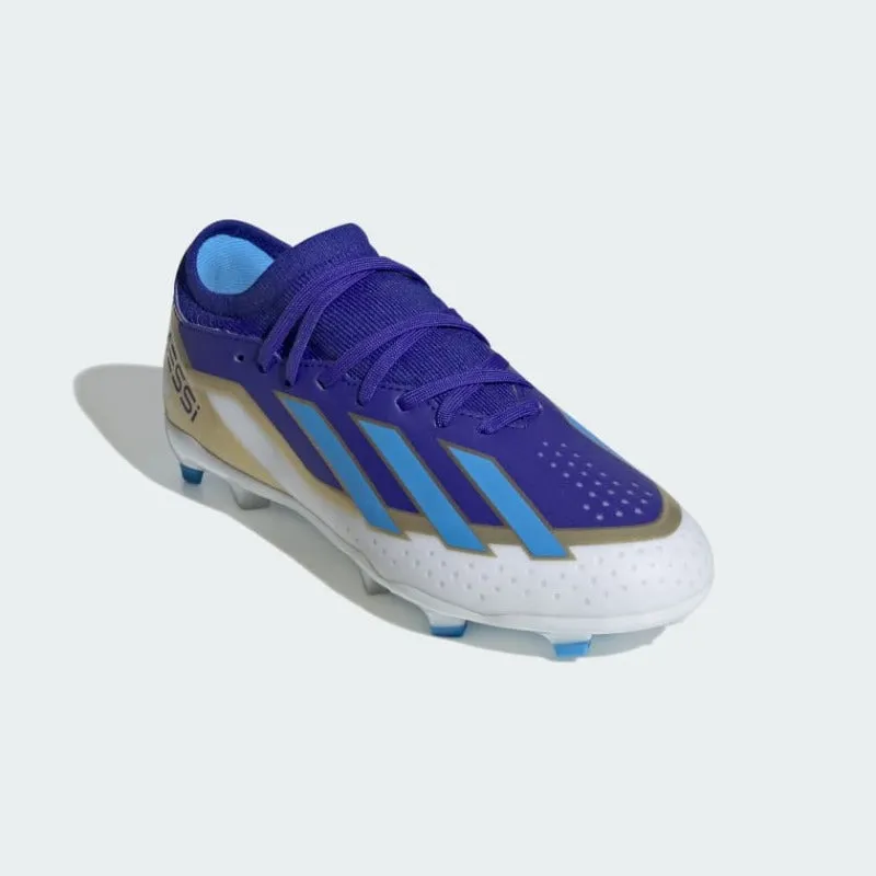 adidas Junior X Crazyfast League Messi Firm Ground Cleats