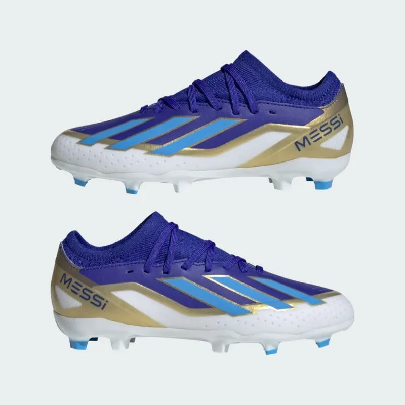 adidas Junior X Crazyfast League Messi Firm Ground Cleats