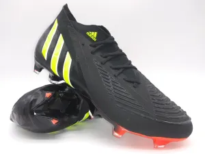 Adidas Mens Rare Predator Edge.1 FG GW1032 Black Volt