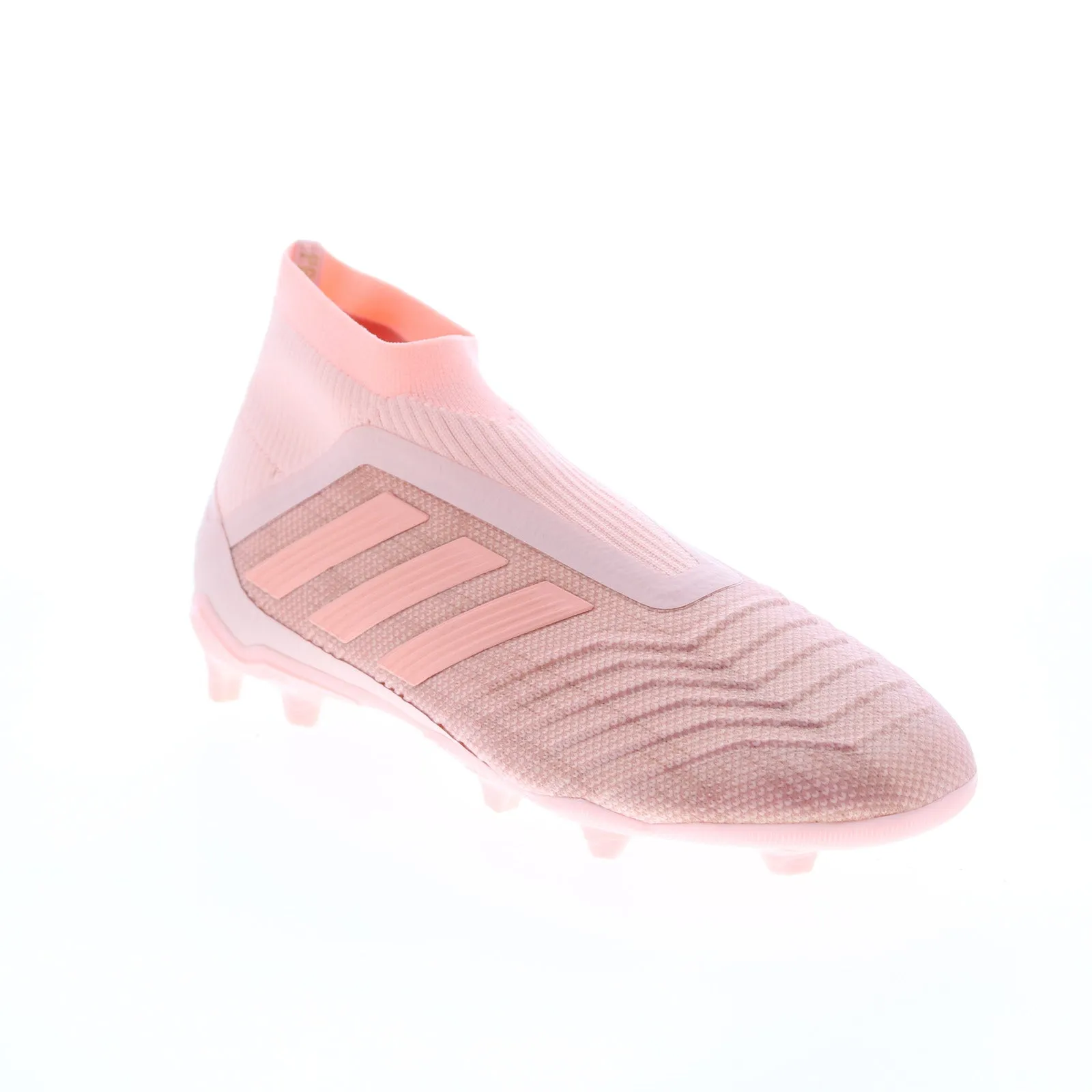 Adidas Predator 18  FG DB2310 Mens Pink Mesh Athletic Soccer Cleats Shoes