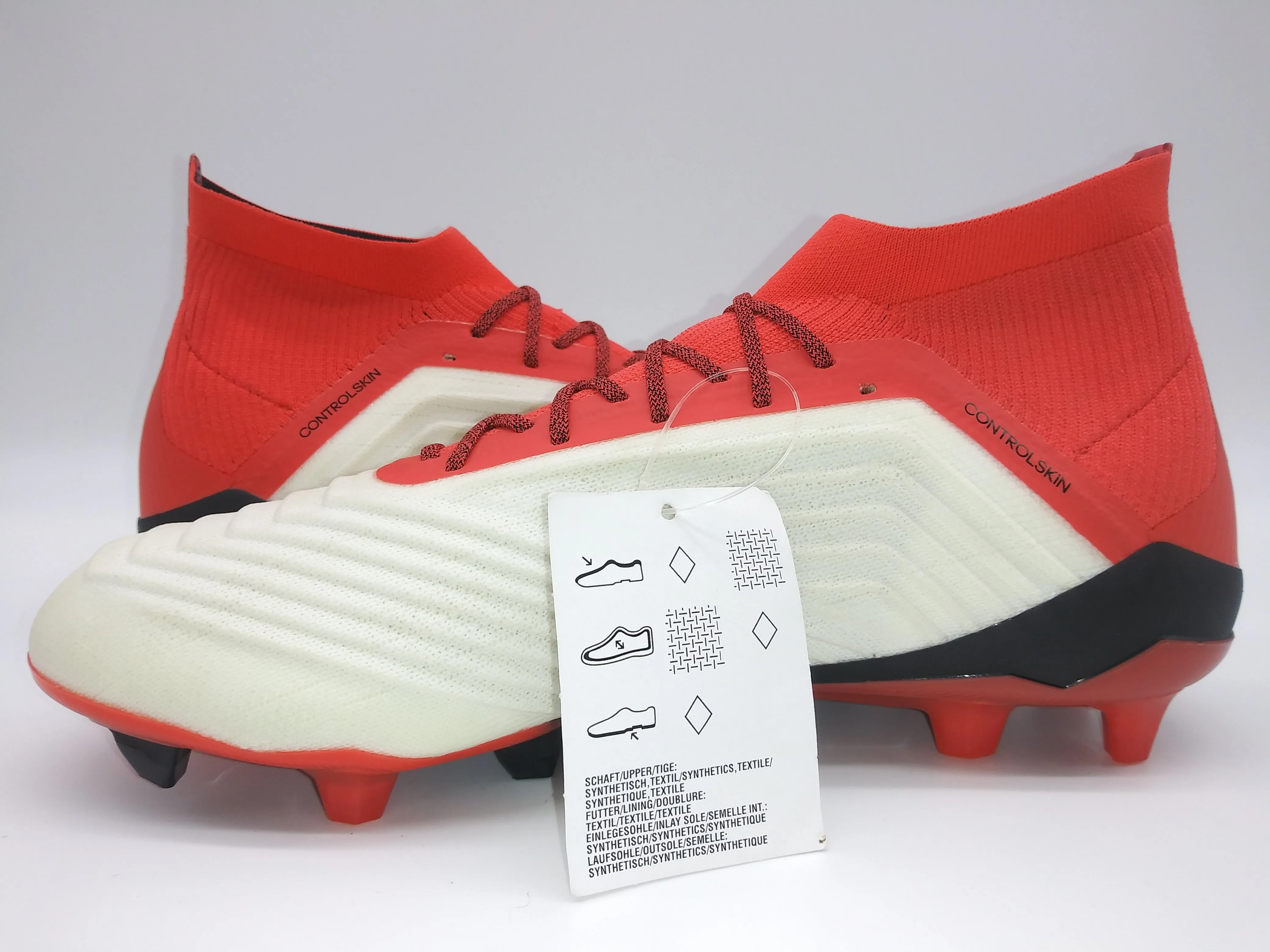 Adidas Predator 18.1 FG White Red