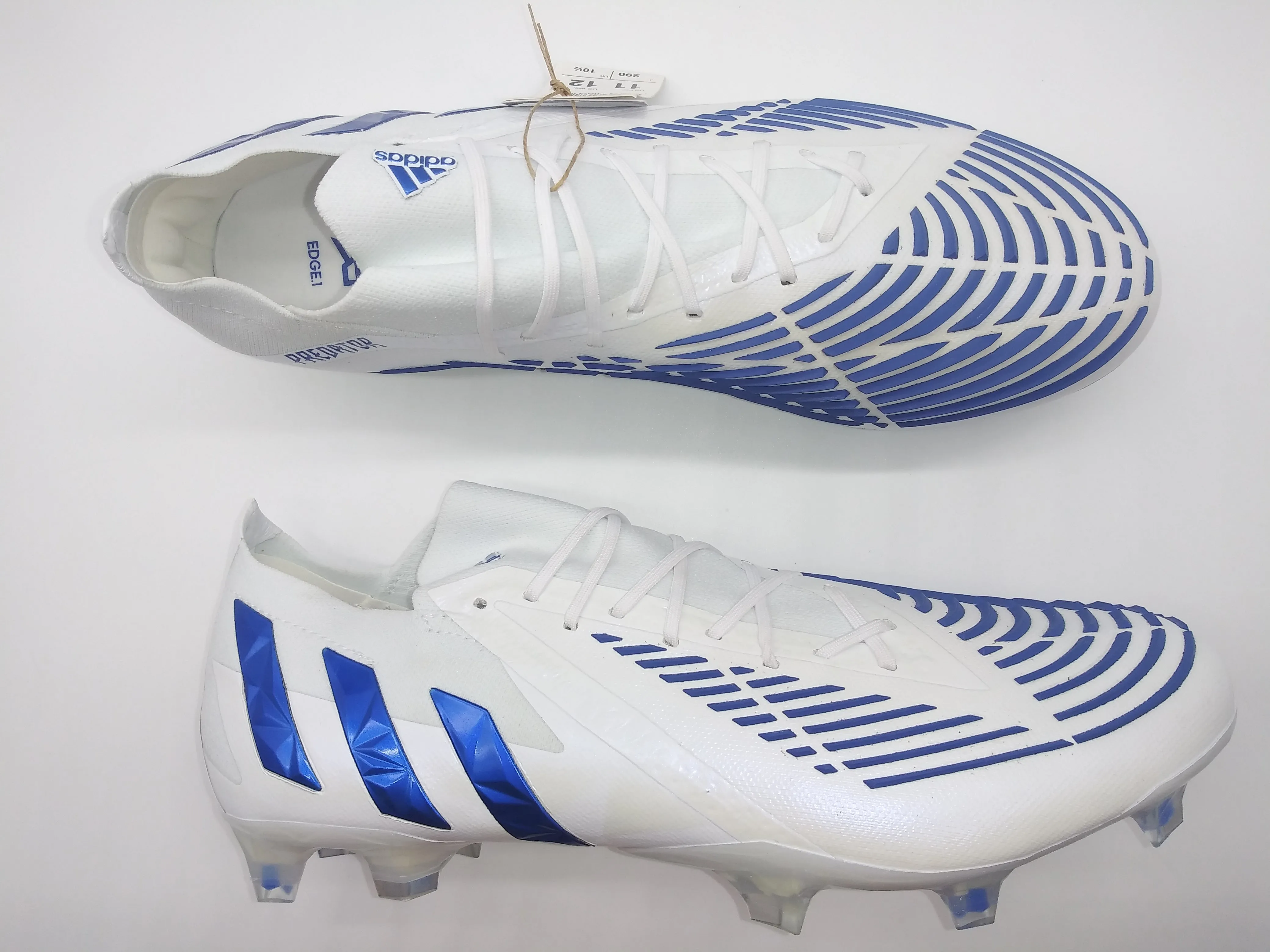 Adidas Predator Edge.1 L FG White Blue