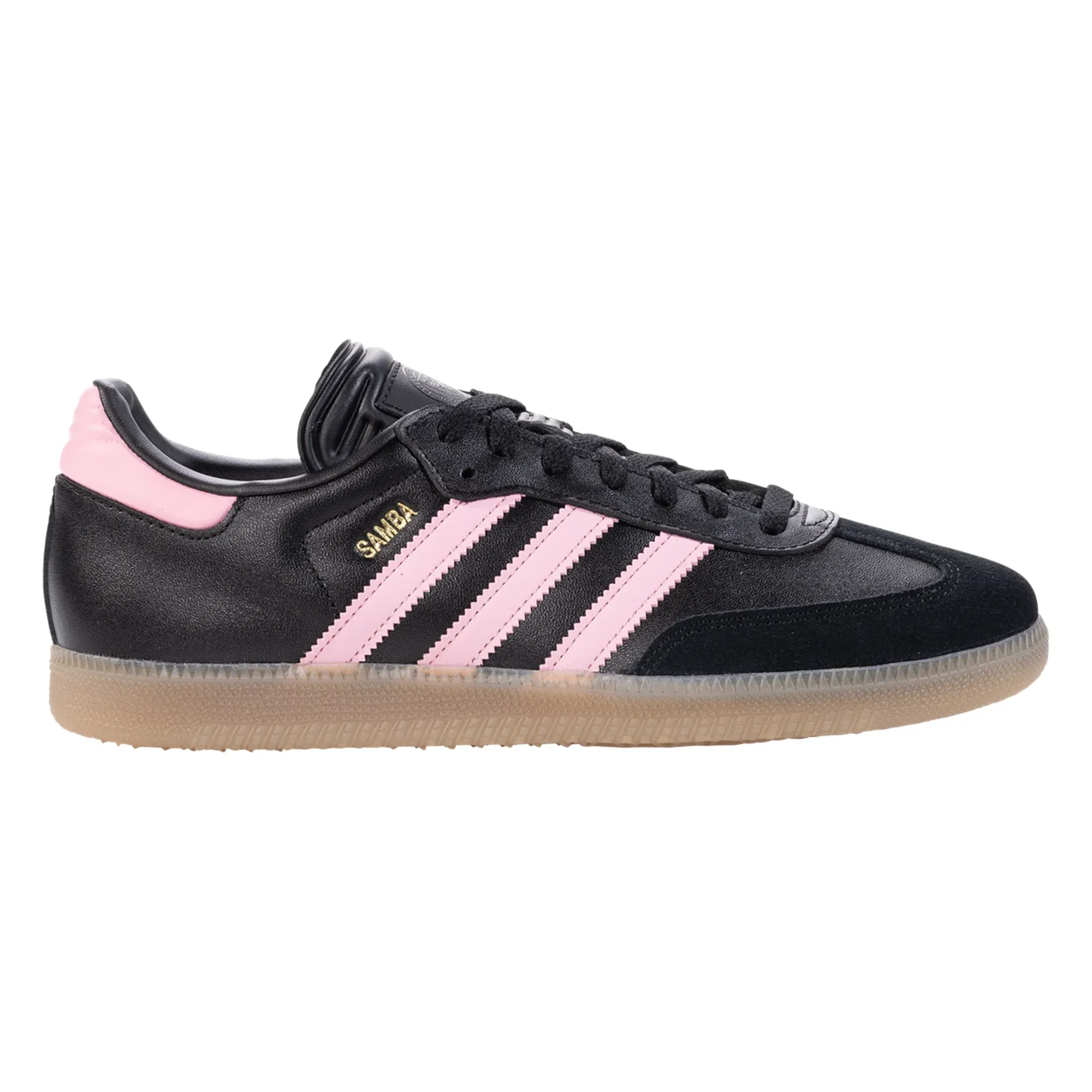 adidas Samba Inter Miami Soccer Shoes (Black/Light Pink/Gum)