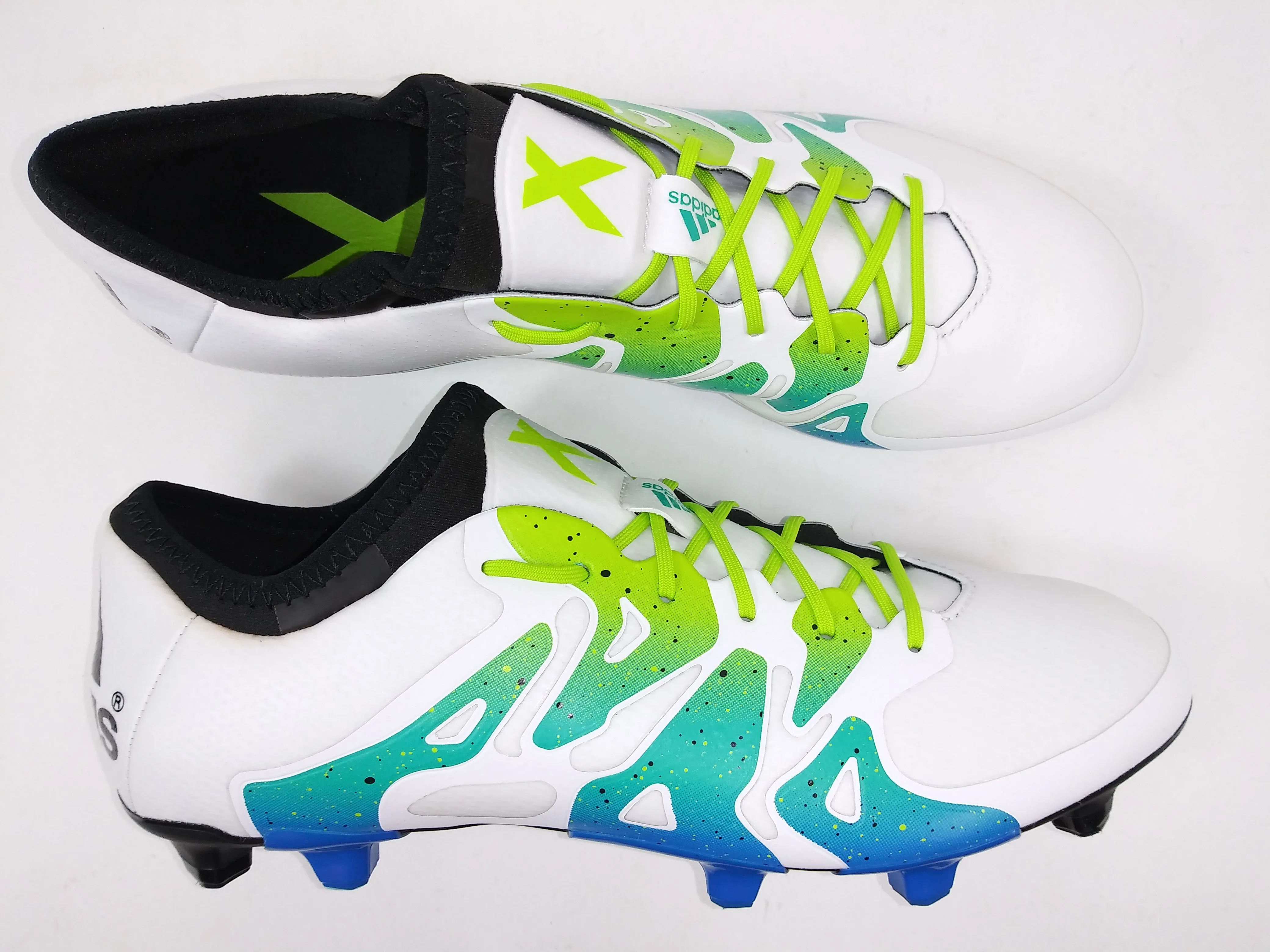 Adidas  X 15.1 FG/AG White Green