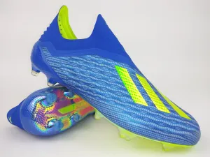 Adidas X 18  FG Blue Yellow