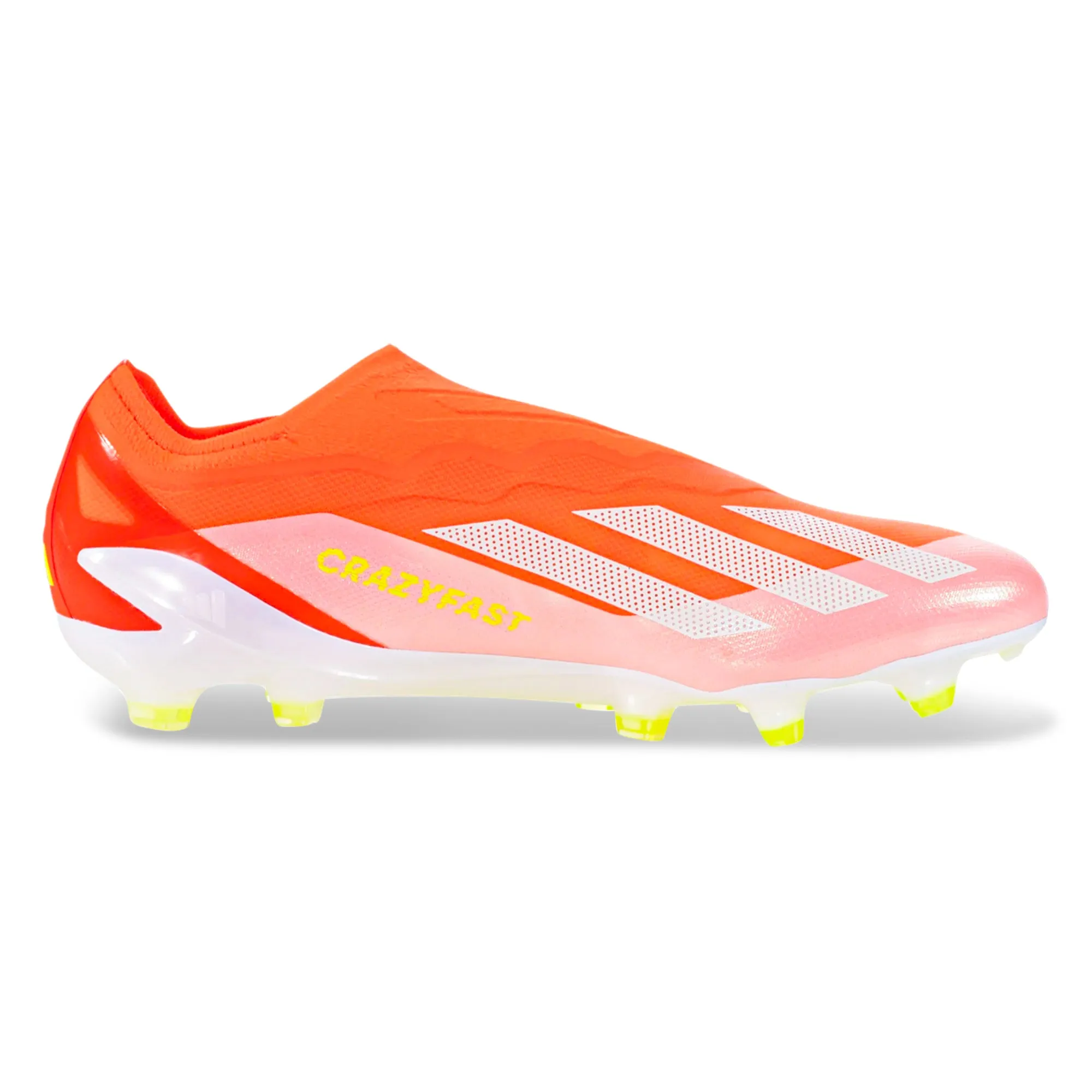 adidas X Crazyfast Elite LL FG Soccer Cleats (Solar Red/White/Solar Yellow)