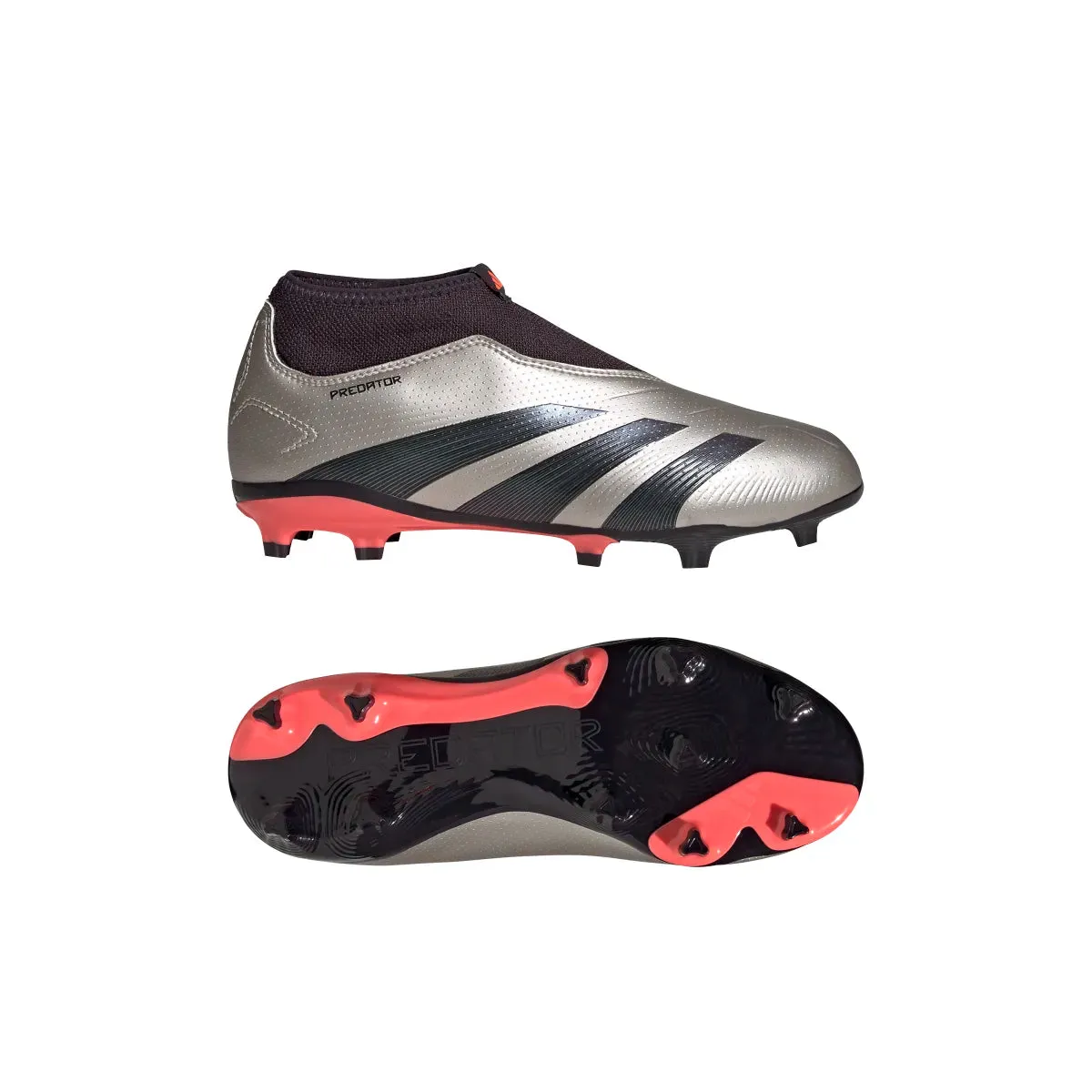 adidas Youth Predator League Laceless Firm Ground Soccer Cleats