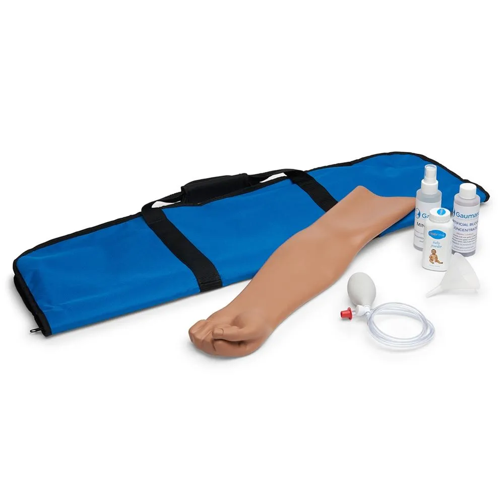 Advanced Multipurpose Venous Training Arm For IV, IM, and Sub-Q Practice, Left Arm, Medium