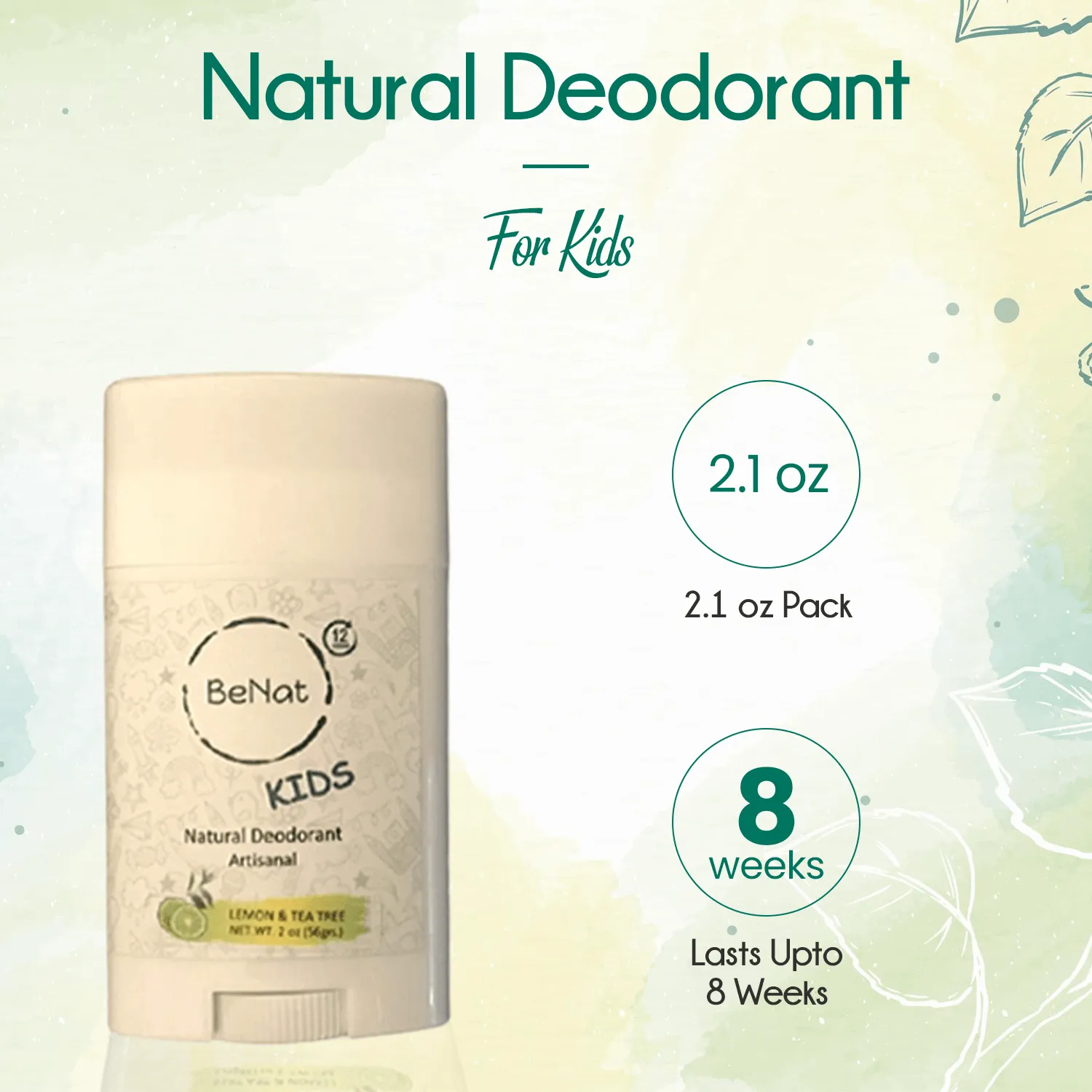 All-Natural Deodorants for Kids & Teens