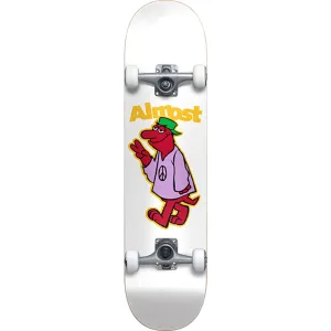 Almost Peace Out White First Push 7.25" Complete Skateboard