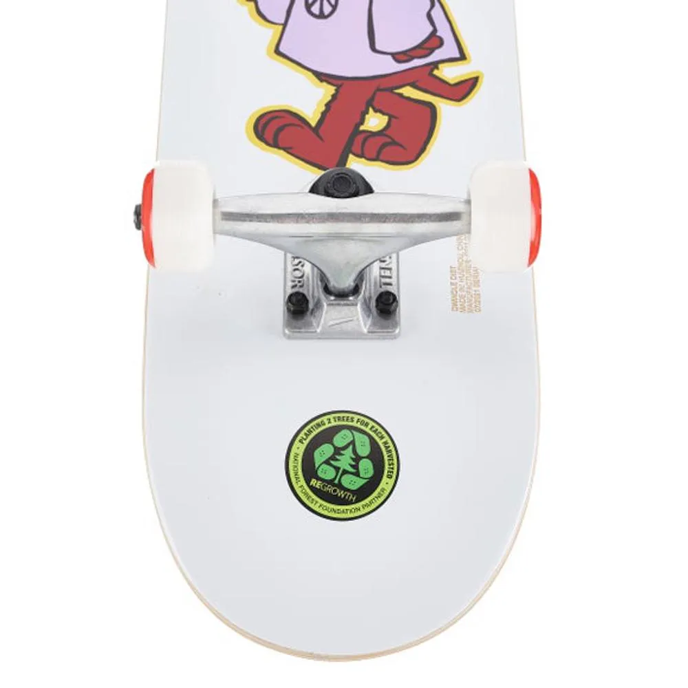 Almost Peace Out White First Push 7.25" Complete Skateboard