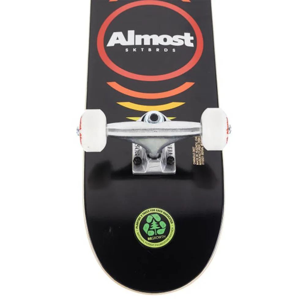 Almost Reflex Black First Push Softwheels 7.0" Skateboard