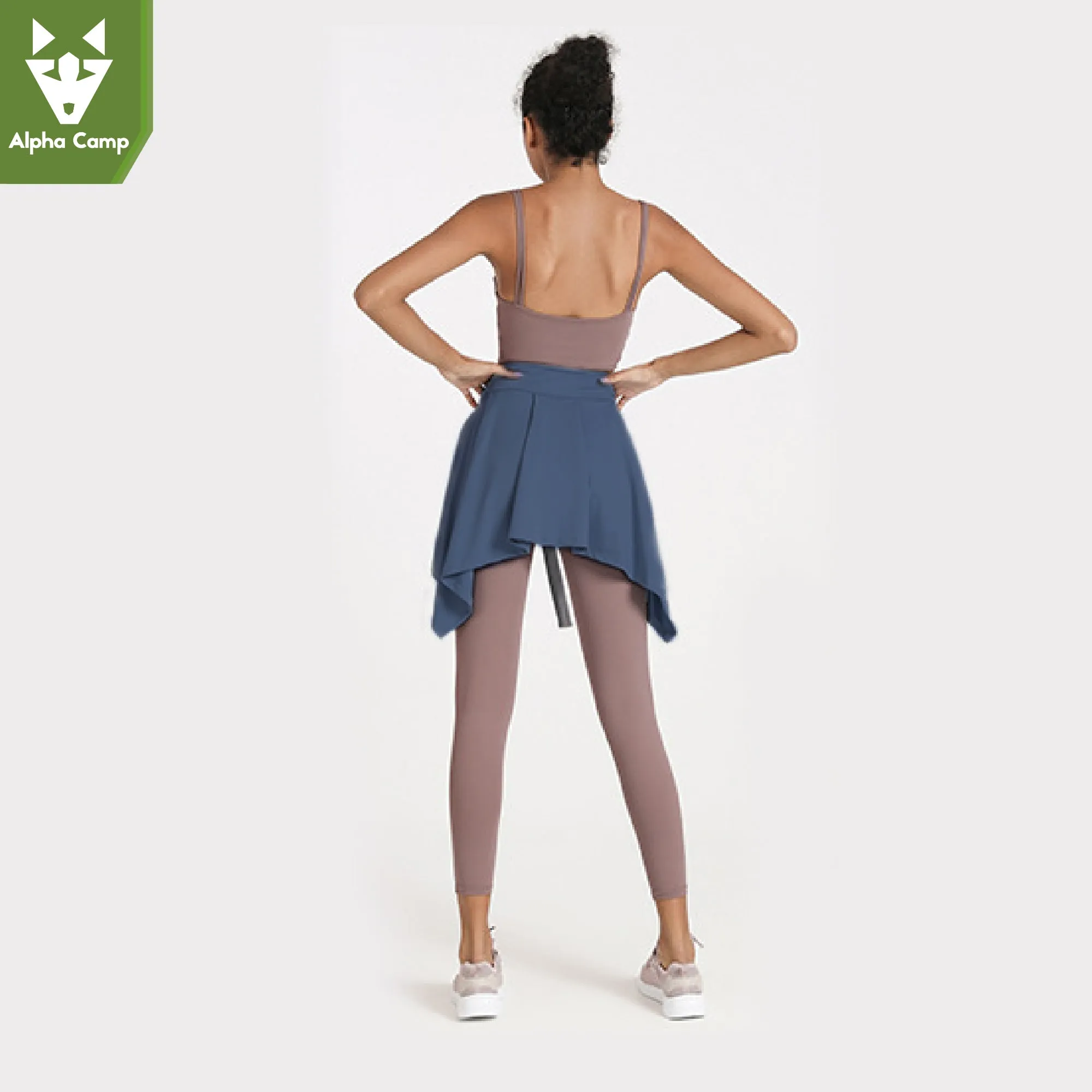 ALPHA CAMP Sports skirt Sports Fitness Yoga skirt cover buttocks slim skirt dance ballet short skirt Yoga clothes