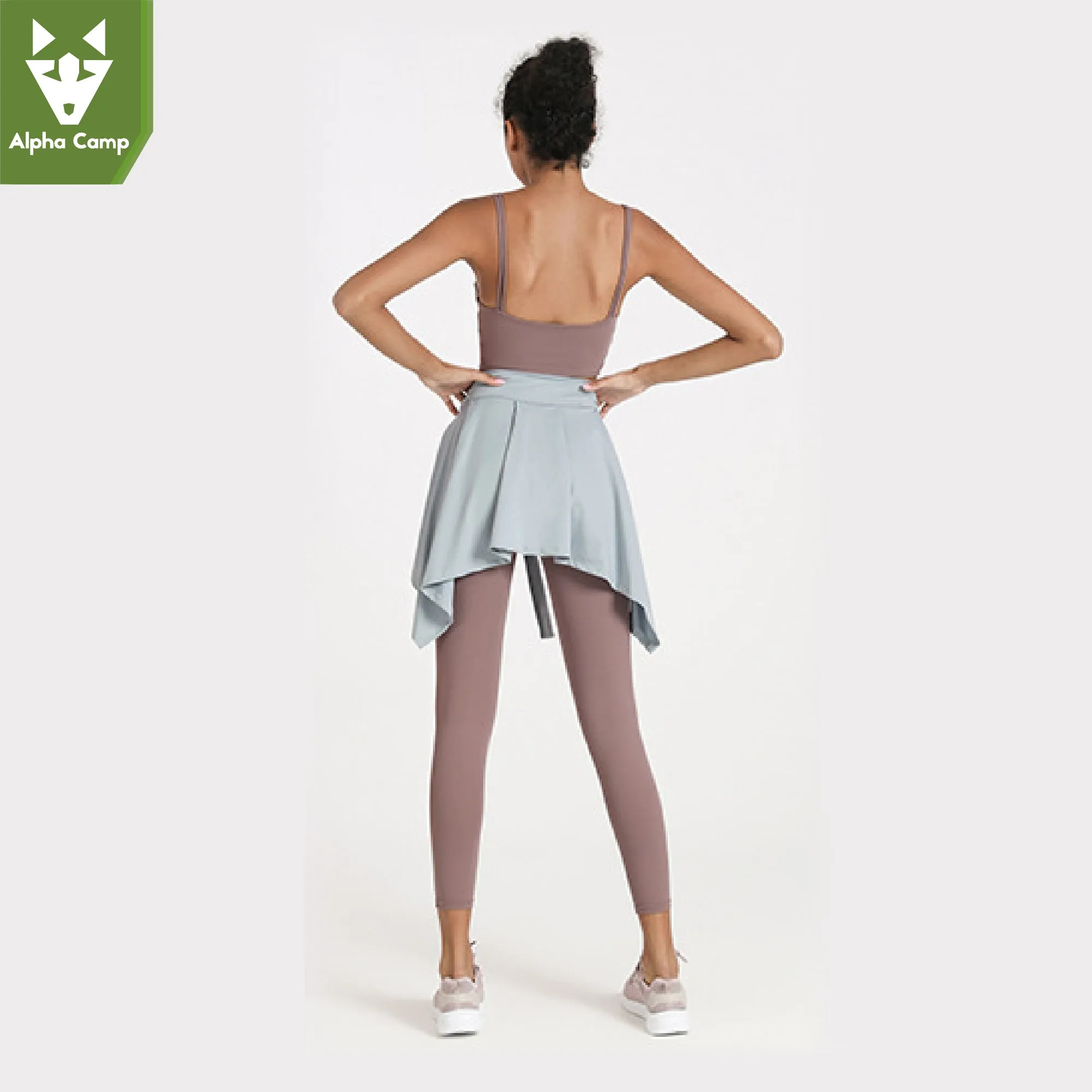 ALPHA CAMP Sports skirt Sports Fitness Yoga skirt cover buttocks slim skirt dance ballet short skirt Yoga clothes