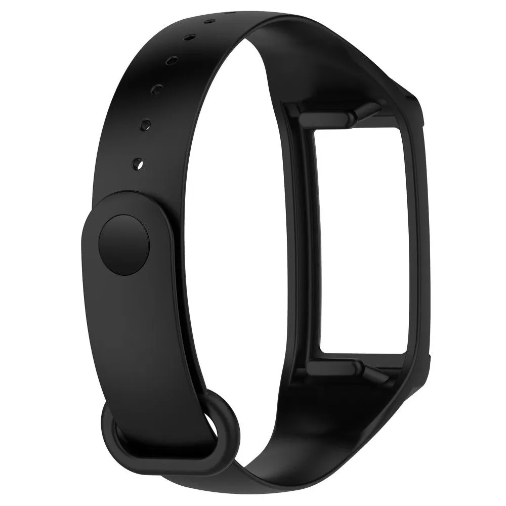 Amazon Halo View silicone watch strap with protective case - Black