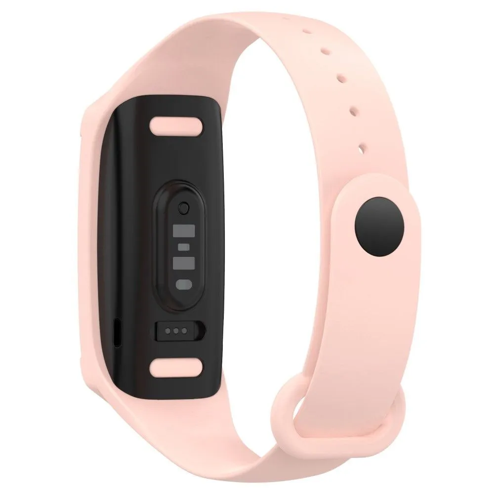 Amazon Halo View silicone watch strap with protective case - Light Pink