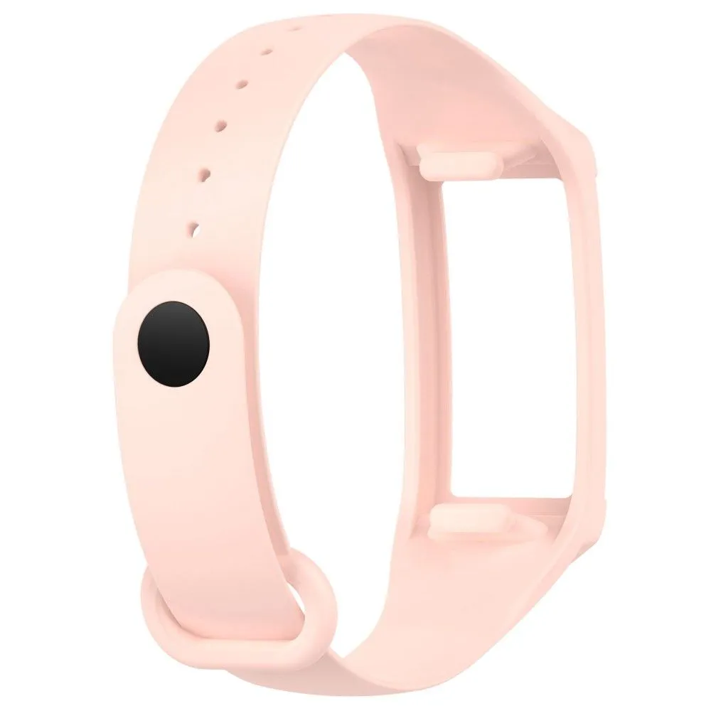 Amazon Halo View silicone watch strap with protective case - Light Pink