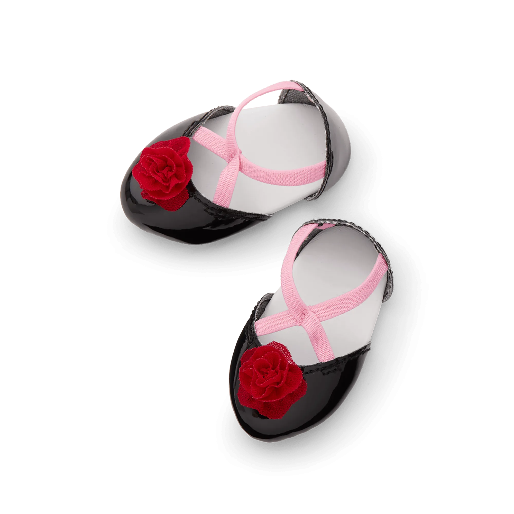 American Girl® x Janie and Jack Holiday Rose Ballet Flats for 18-inch Dolls