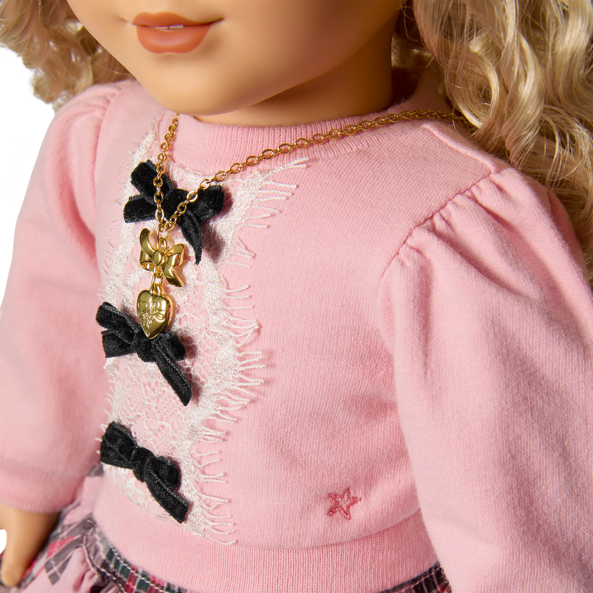 American Girl® x Janie and Jack Wrapped in Bows Top & Skirt Outfit for 18-inch Dolls