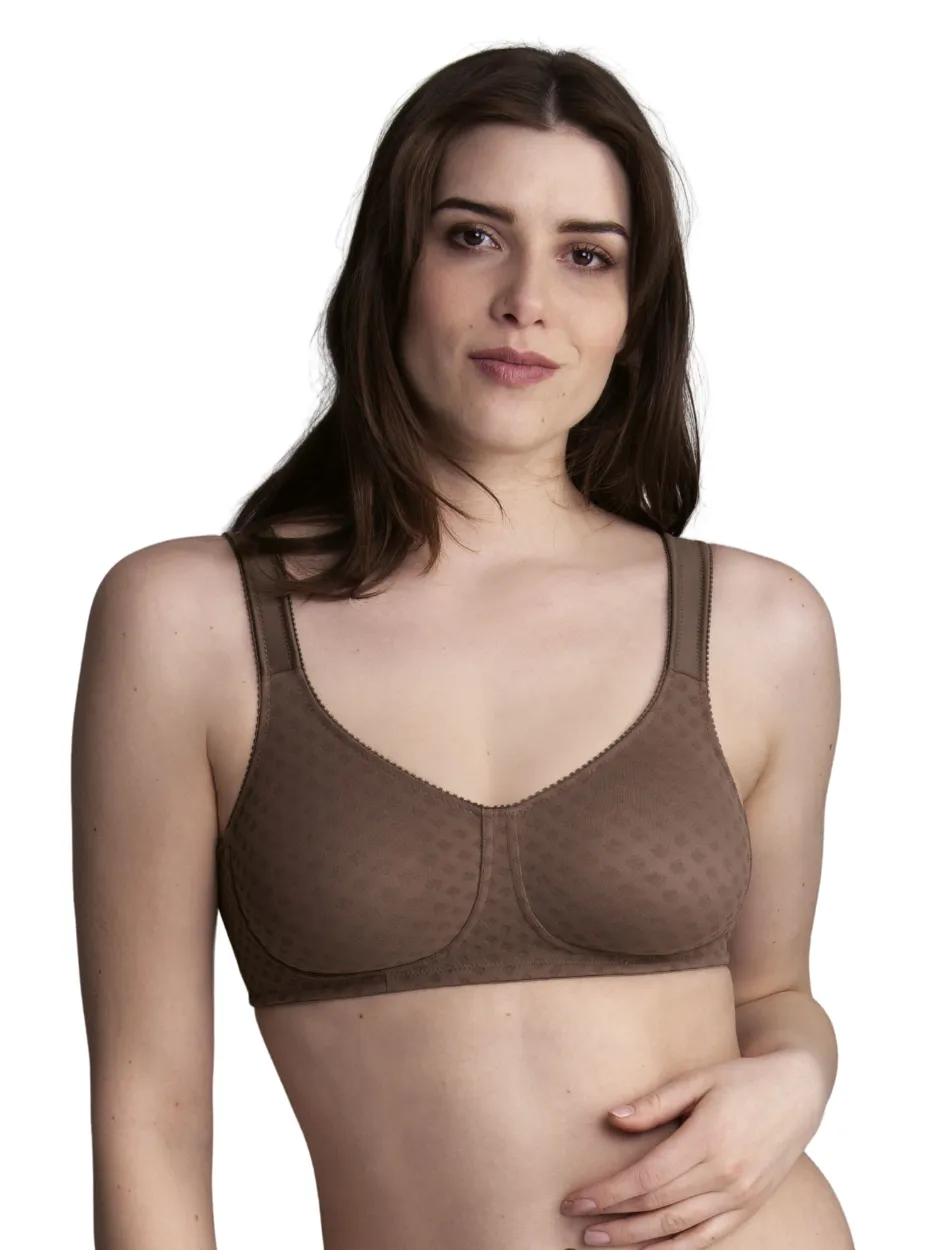 Anita Lisa Wire-Free Mastectomy Bra, Truffle | Truffle Brown Mastectomy Bras | Anita Lisa in Truffle