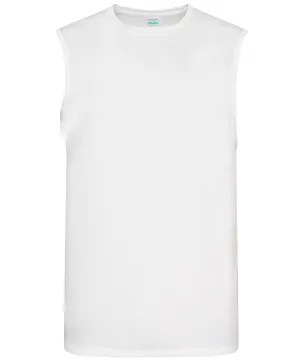 Arctic White - Cool smooth sports vest