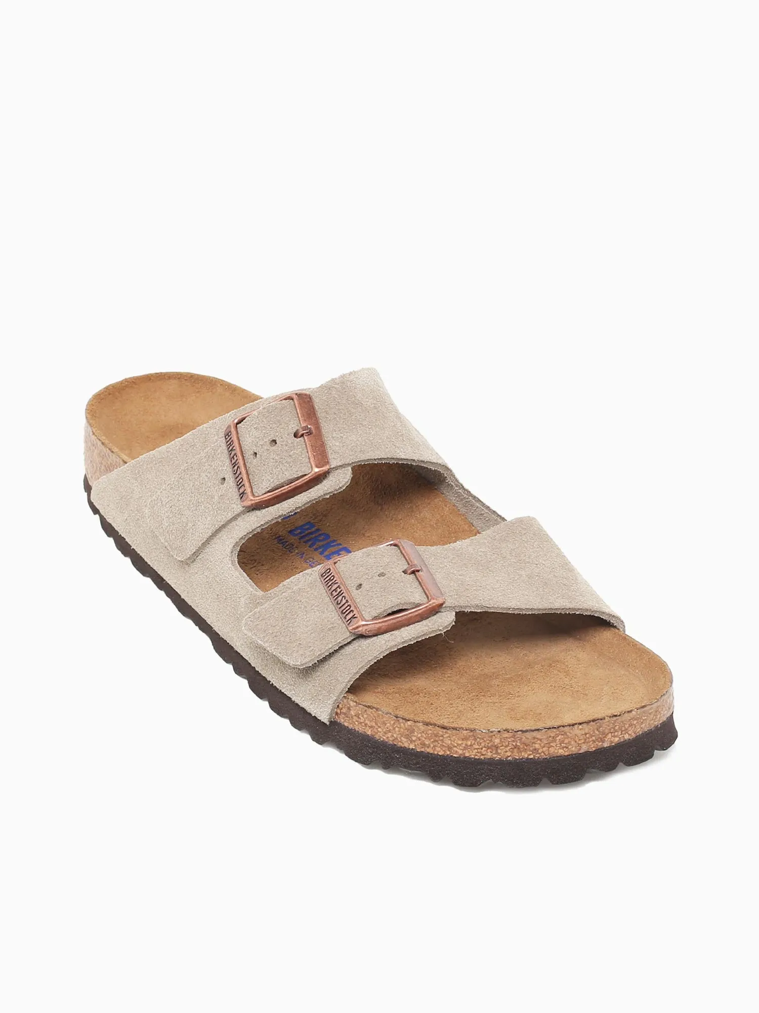 Arizona Soft Footbed Taupe Suede