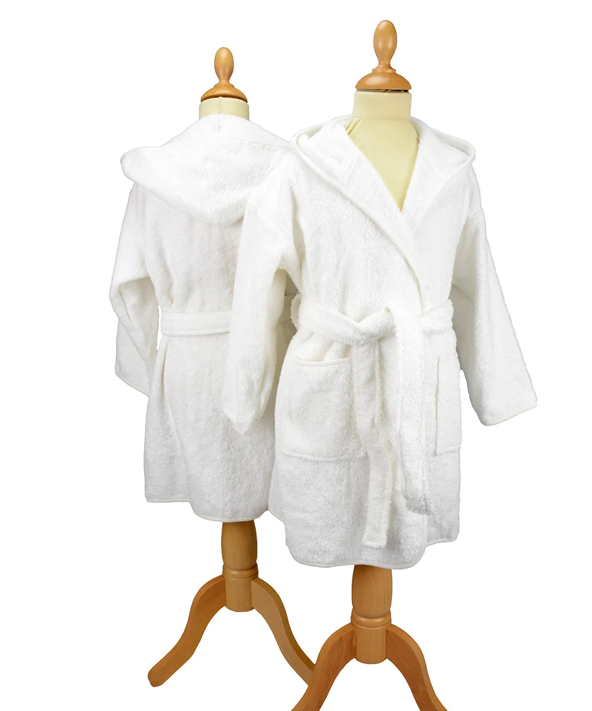 ARTG® Boyzz  Girlzz® hooded bathrobe | White