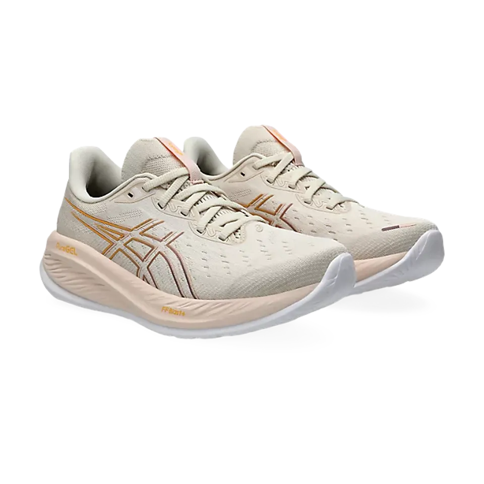 ASICS Women's GEL-CUMULUS 26 Oatmeal/Dusty Mauve