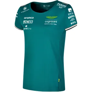 Aston Martin Cognizant F1 2023 Women's Team T-Shirt- Green