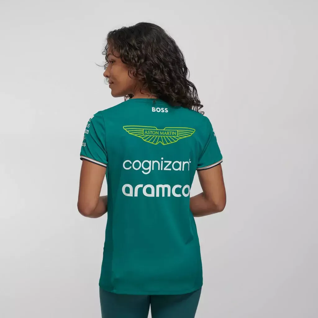 Aston Martin Cognizant F1 2023 Women's Team T-Shirt- Green