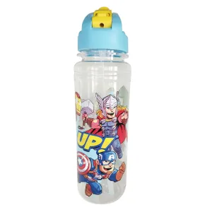 Avengers Soft Spout Drink Bottle - Light Blue Lid