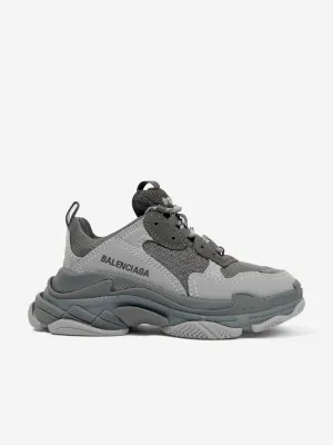 Balenciaga Kids Triple S Trainers in Grey