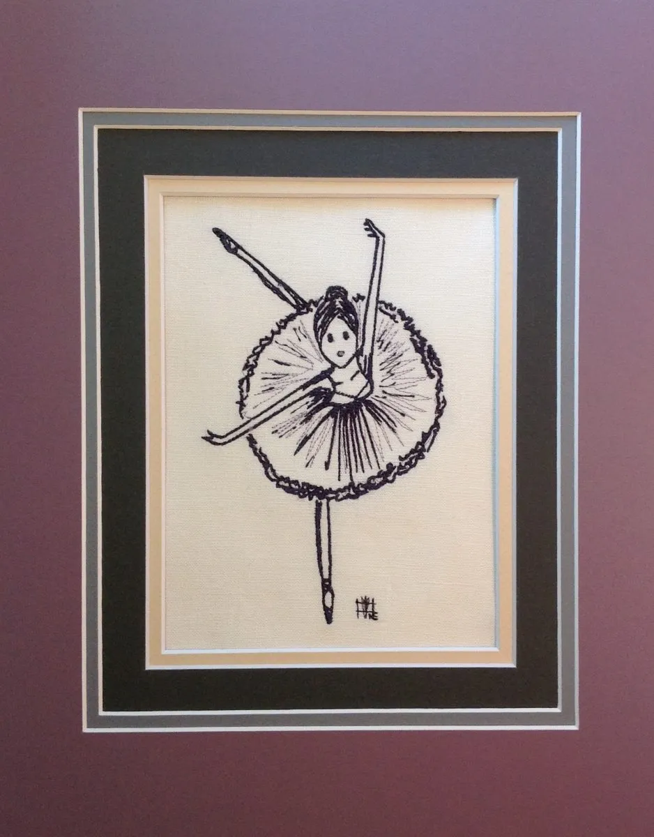 Ballerina Dance - Embroidery Design