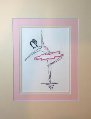 Ballerina - Embroidery Applique Design