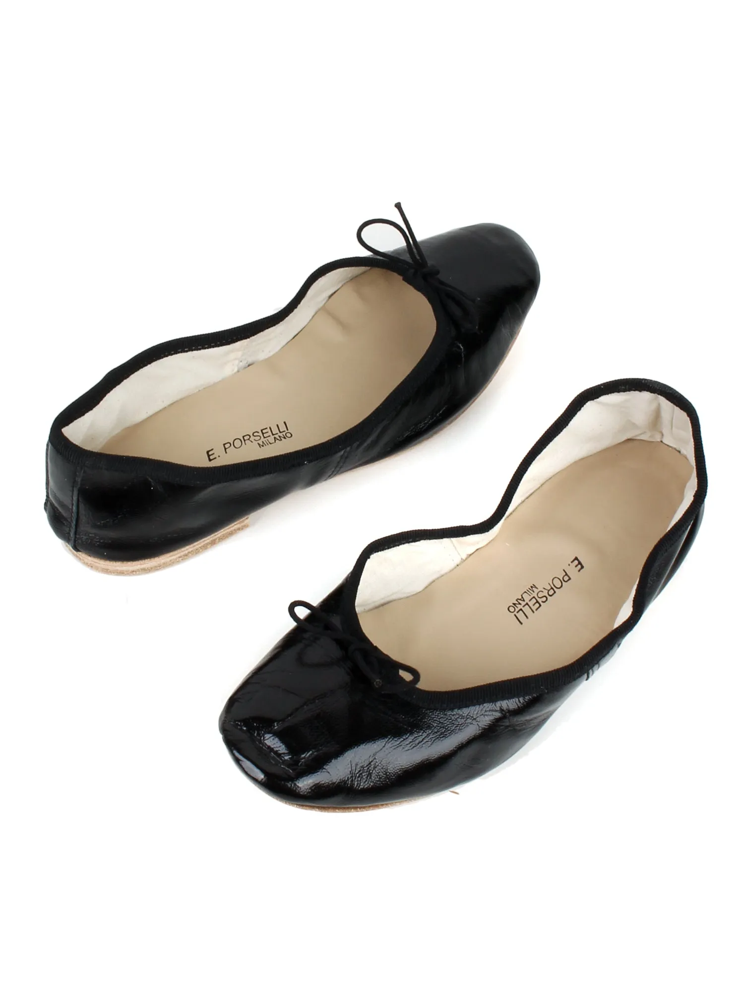 Ballet Flats_Black Leather