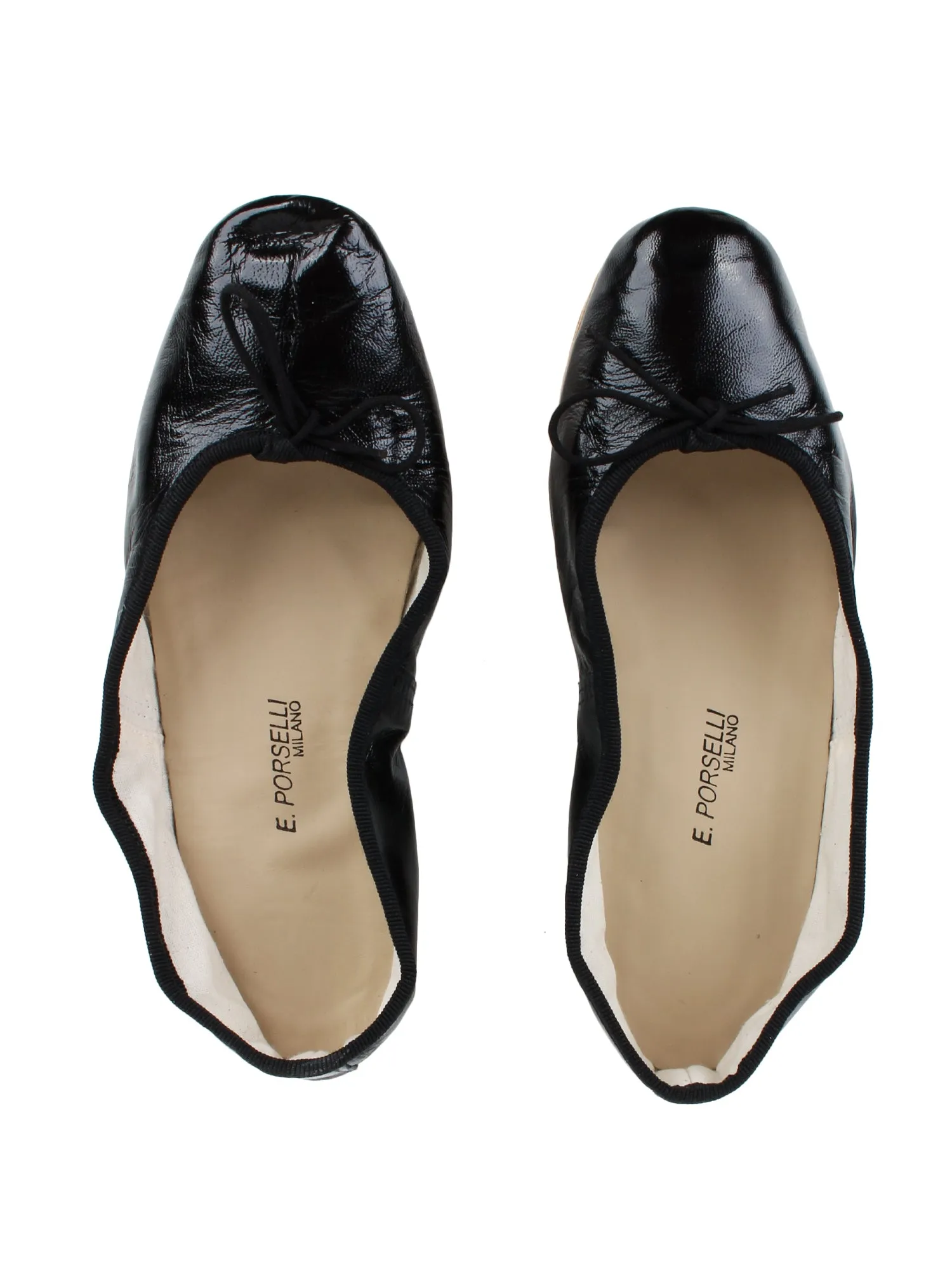 Ballet Flats_Black Leather