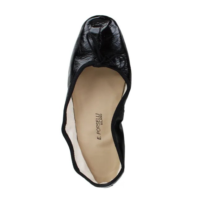 Ballet Flats_Black Leather